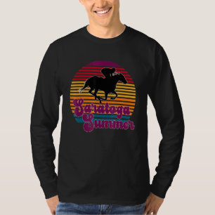 Camiseta Saratoga Primaveras New York Summer Sunset Horse R