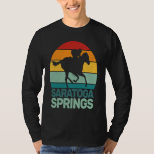 Camiseta Saratoga Springs Nova York Toga Corrida de Cavalos