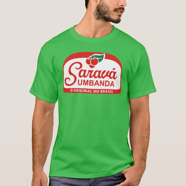 Camiseta sarava umbanda original do brasil (Frente)