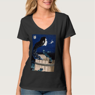 Camiseta Sarayashiki Casa de Pratos Quebrados por Kanagawa