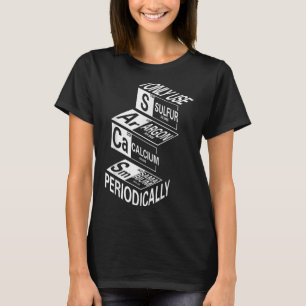 Camiseta Sarcasm Periódico Mesa Elemento Estranho Piada Cie
