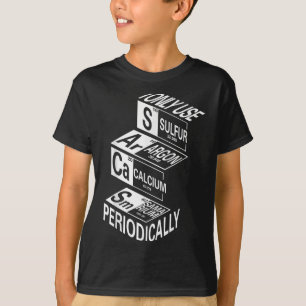 Camiseta Sarcasm Periódico Mesa Elemento Estranho Piada Cie