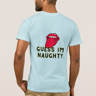 Camiseta Sarcasmo de Natal - Acho que sou travesso Adulto