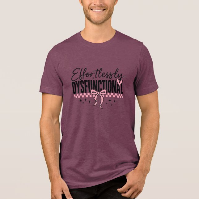 Camiseta Sarcasmo Disfuncional sem Esforço (Frente)