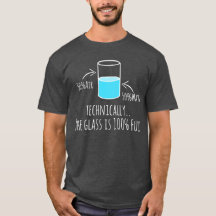 Sarcasmo do vidro de água do professor de ciências