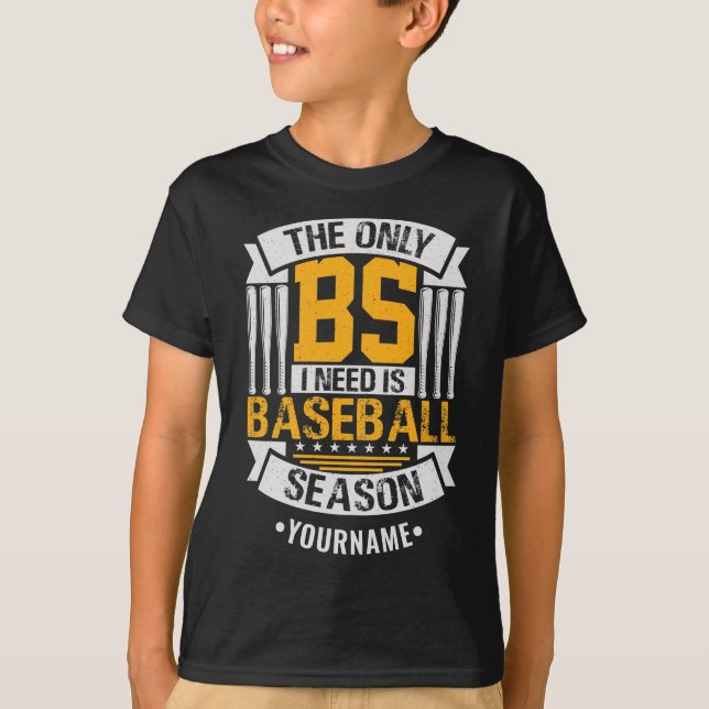 Camiseta Sarcasmo Engraçado Baseball (Frente)