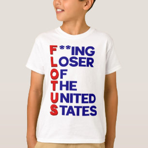 Camiseta Sarcasmo Político Trump Flotus Perdedor Estados Un