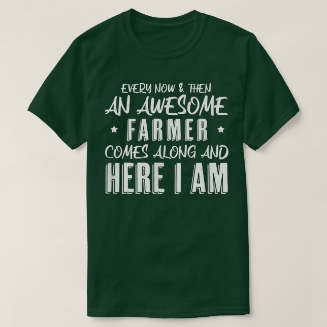 Camiseta Sarcastic Farmer saying  (Frente do Design)