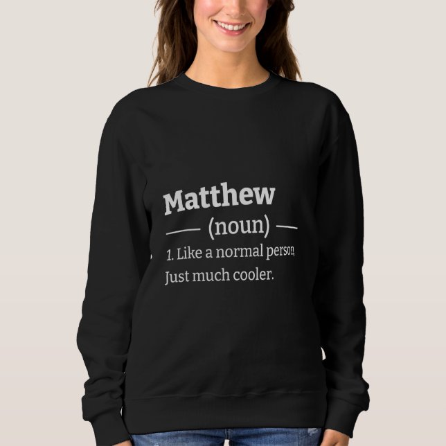 Camiseta Sarcastic Matthew (Frente)