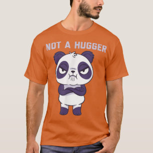 Camiseta Sarcastic Panda Bear Não é um grande introvertido