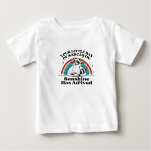 Camiseta Sarcastic Raccoon Rainbow