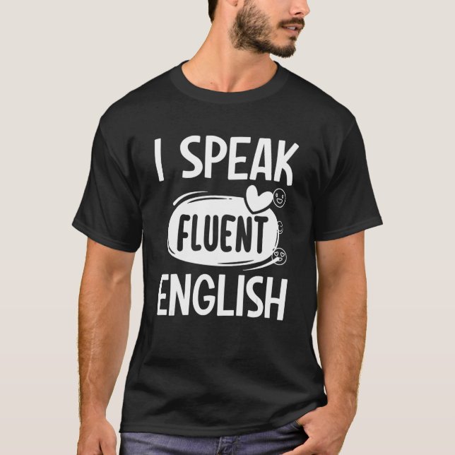 Camiseta Sarcastic Speak English Grammar  Sarcastic (Frente)