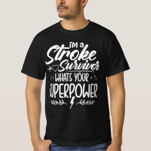 Camiseta Sarcastic Stroke Survivent Encantando