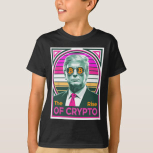 Camiseta Sarcastic Trump Elevação De Crypto Bitmoney King T