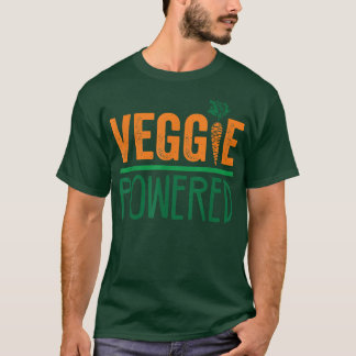 Camiseta Sarcastic Vegan Veggie Powered Comida Vegetarian L