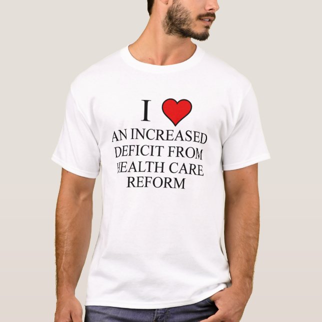 Camiseta Sarcástica Contra a Reforma da Saúde (Frente)