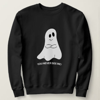 Camiseta Sarcástica de Fantasma – Você Nunca Me Vê