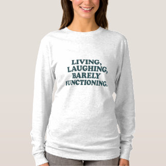  Camiseta Sarcástica de Saúde Mental 