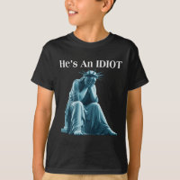 Sarcástico Anti-Trump Ele É Uma Estátua Idiota De