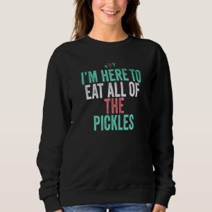 Camiseta Sarcástico bonito dizendo que estou aqui para come