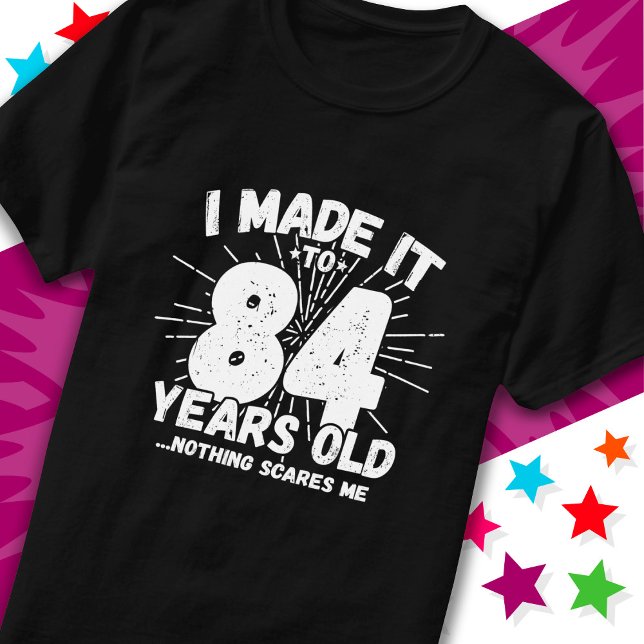 Camiseta Sarcástico de 84 anos Meme Engraçado 84º aniversár (Criador carregado)