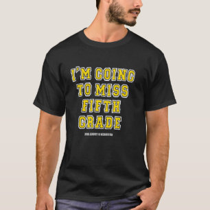 Camiseta Sarcástico Divertido Último Dia do Quinto Ano Féri
