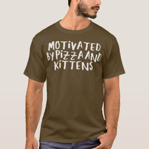 Camiseta Sarcástico Dizendo Engraçado Motivado Por Pizza E