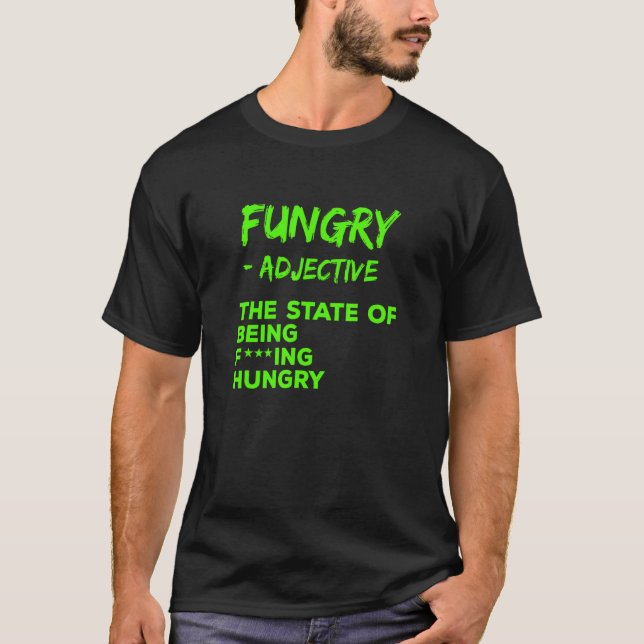 Camiseta Sarcástico Fungry Faminto (Frente)