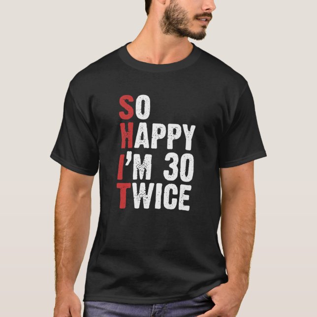 Camiseta Sarcástico Funny 60 Anos Vintage 60º Bir (Frente)