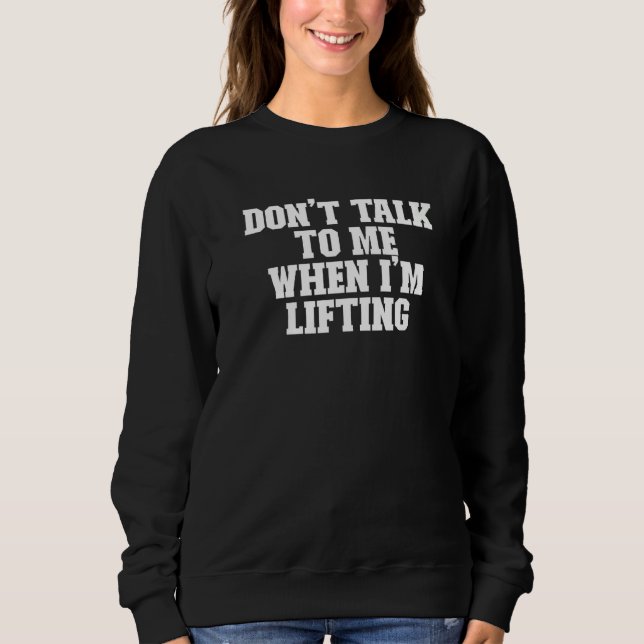 Camiseta Sarcástico Não fale comigo quando eu estiver levan (Frente)