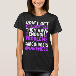 Camiseta Sarcoidose Fita Sarcoidose Dia de Sensibilização