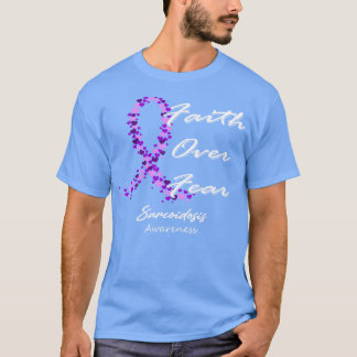 Camiseta Sarcoidose Sensibilização Sobre Medo Nesta Família