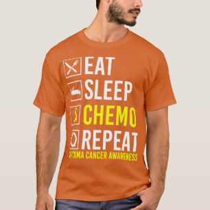 Camiseta Sarcoma Cancer Sensibilização Coma Quimio do Sono