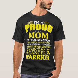 Camiseta Sarcoma Cancer Sensibilização Sobrevivente Fita Mã