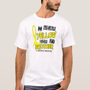 Camiseta Sarcoma EU VISTO o AMARELO PARA MEU IRMÃO 37