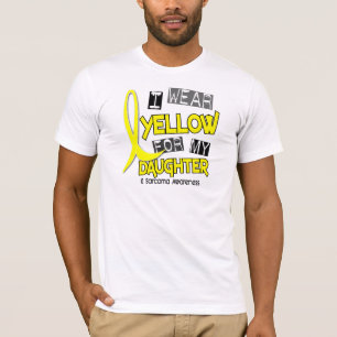 Camiseta Sarcoma EU VISTO o AMARELO PARA MINHA FILHA 37