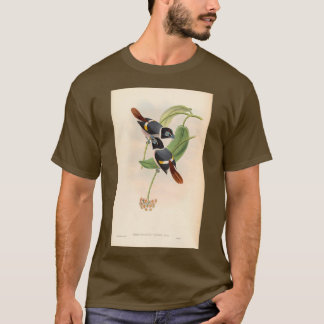 Camiseta Sarcophanops Srit Vintage Birds Da Ásia