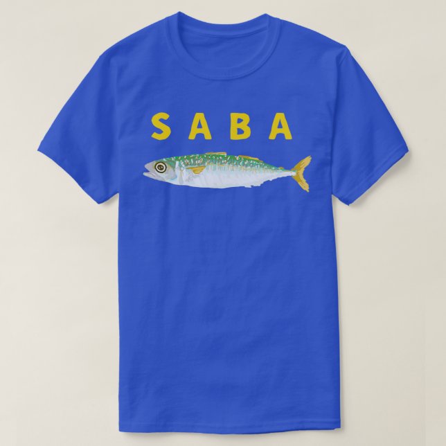 Camiseta Sarda SABA em japonês (Frente do Design)