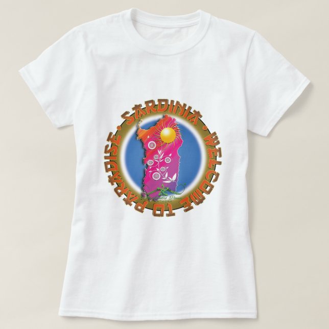 Camiseta Sardenha (Frente do Design)