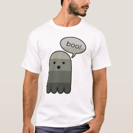 Camiseta Sardine Cinza Boo Ghost Halloween