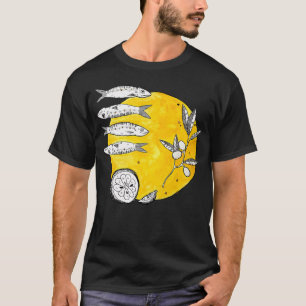 Camiseta Sardinhas, azeitonas e limão