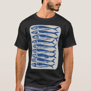 Camiseta Sardinhas Azuis
