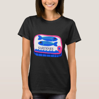 Camiseta Sardinhas Coloridas numa lata