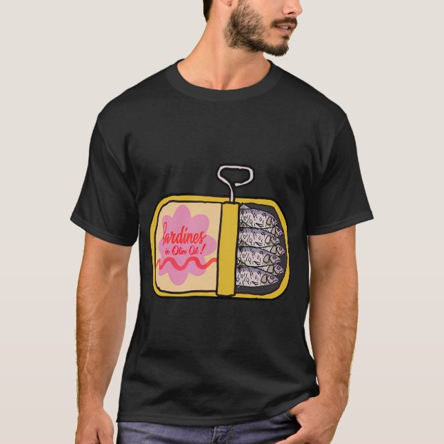 CAMISETA SARDINHAS EM AZEITE (Frente)