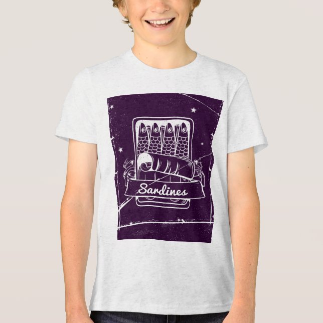 Camiseta Sardinhas em lata em estado de tensão (Frente)