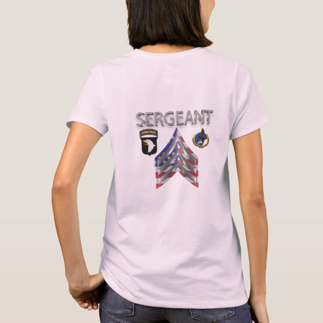 Camiseta Sargento da Divisão de Transporte Aéreo de ruas (Verso)