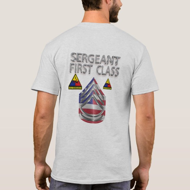 Camiseta Sargento de Primeira Classe da Divisão de ruas (Verso)