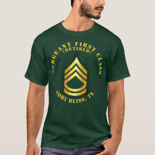Camiseta Sargento de Primeira Classe S Aposentado Fort Blis