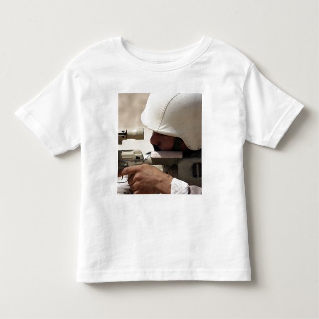 Camiseta Sargento do Exército iraquiano em mira (Frente)