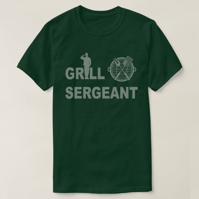 Camiseta Sargento-Grill T- Shirt (Frente do Design)
